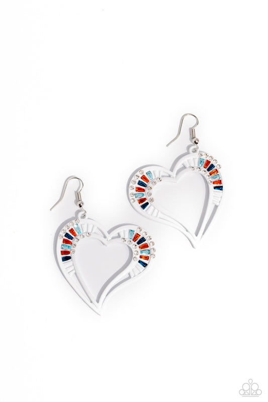 Embellished Emeralds - White