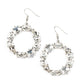 GLOWING in Circles - White Earring